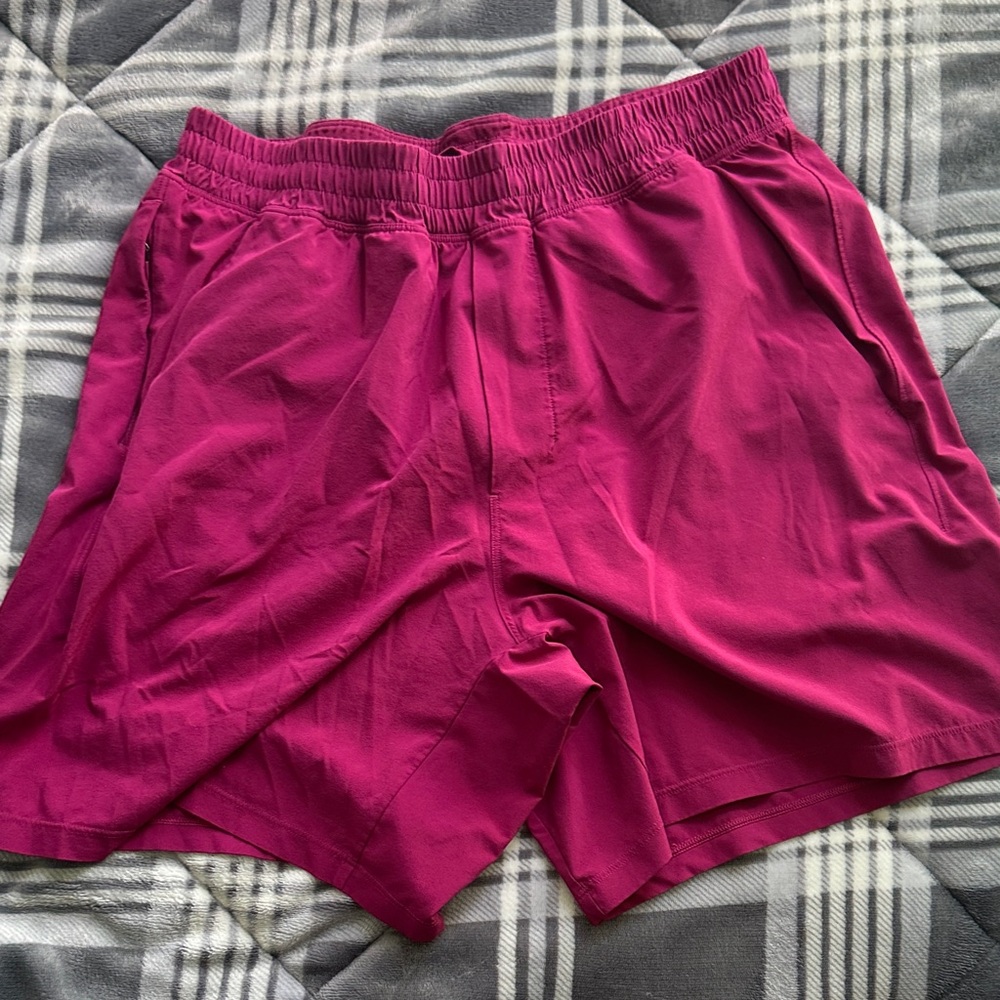 Lululemon Pacebreaker Magenta Purple Athletic Shorts